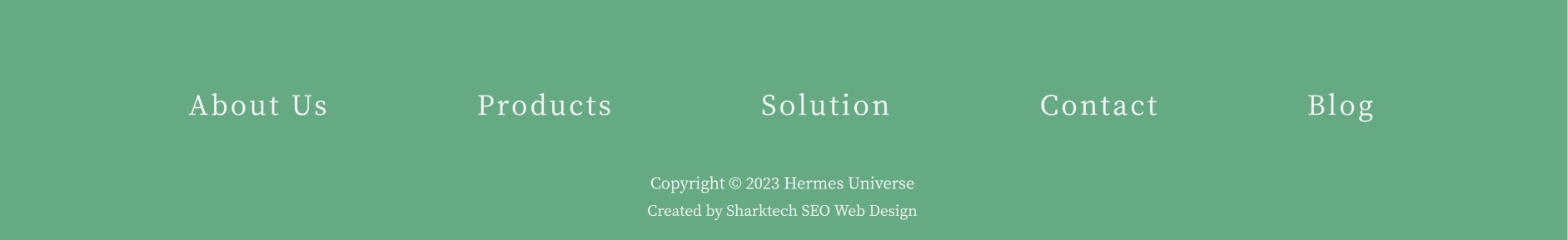 Hermes Universe-頁尾互動按鈕｜鯊客科技SEO優化網頁設計公司