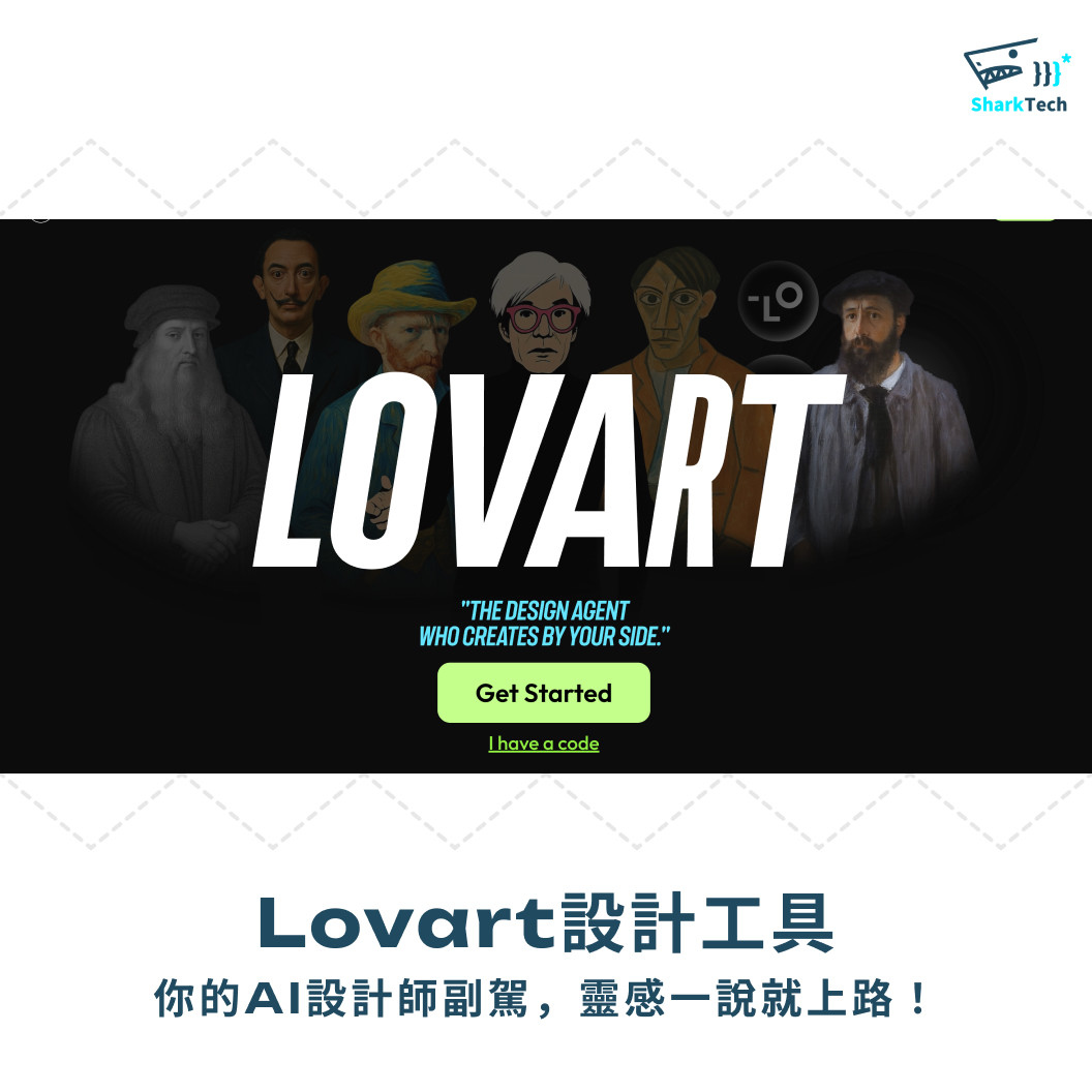Lovart設計工具：你的AI設計師副駕，靈感一說就上路！